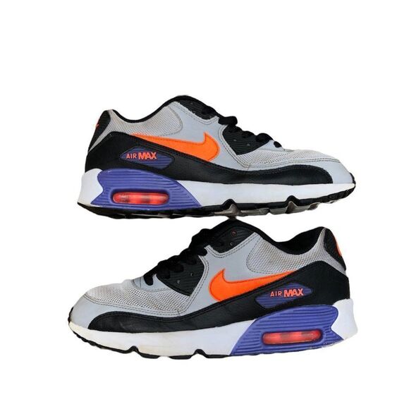 Rare 2015 nike air max 90 mesh GS 'Wolf grey' size 8.5 - Picture 9 of 16